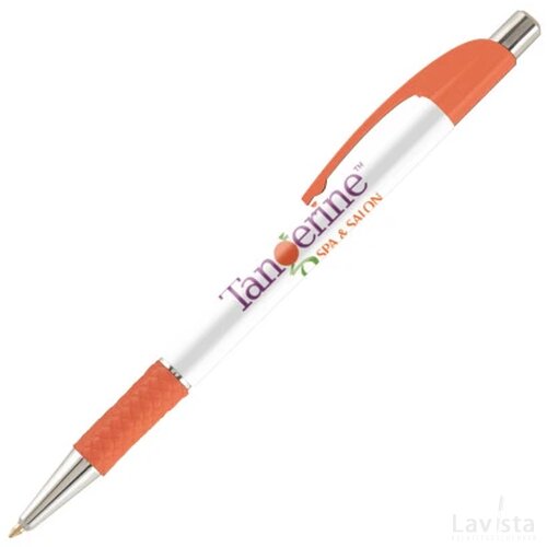 DIA balpen met gripzone in full colour all over bedrukt oranje