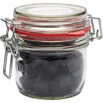 Glazen weckpotje met snoep (125 ml) Transparant