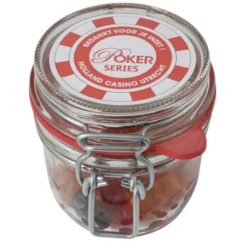 Glazen weckpotje met snoep (255 ml) Transparant Glazen weckpotje met snoep (255 ml) Transparant