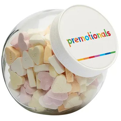 Glazen snoeppot met snoep (870 ml)