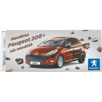 Chocoladereep 50 gr. Barry Callebaut custom made