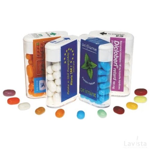 Tak-Tik snoepjes in dispenser Custom Made