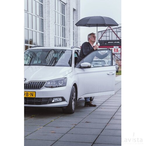 Reverse Umbrella Omgekeerde Paraplu Zwart/Grijs