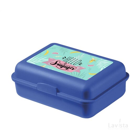Kinder broodtrommel voor school Blauw