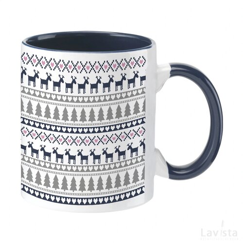 Full Colour Mug Colorato Donkerblauw