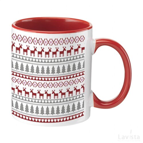 Full Colour Mug Colorato Rood