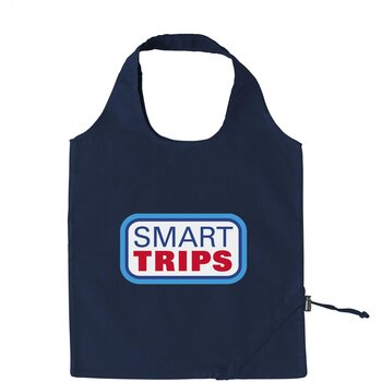 Stawberry Cotton Opvouwbare Tas Zwart