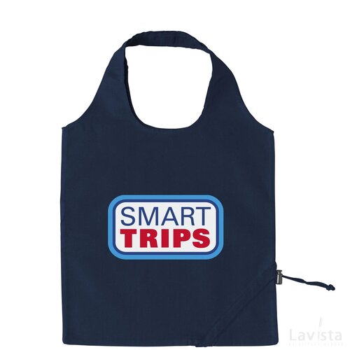 Stawberry Cotton Opvouwbare Tas Donkerblauw
