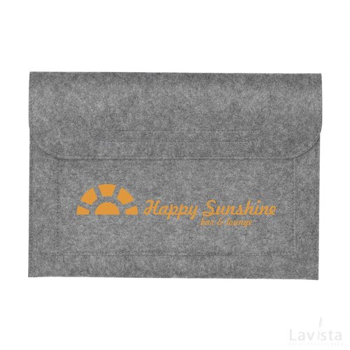 Papillon Laptop Case Lichtgrijs