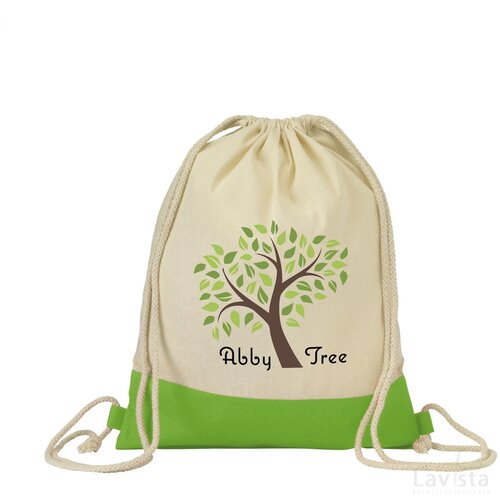Cotton Promo Rugzak Limegroen