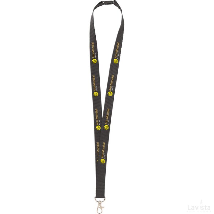 Keycord Budget Safety 2 Cm Lanyard Zwart