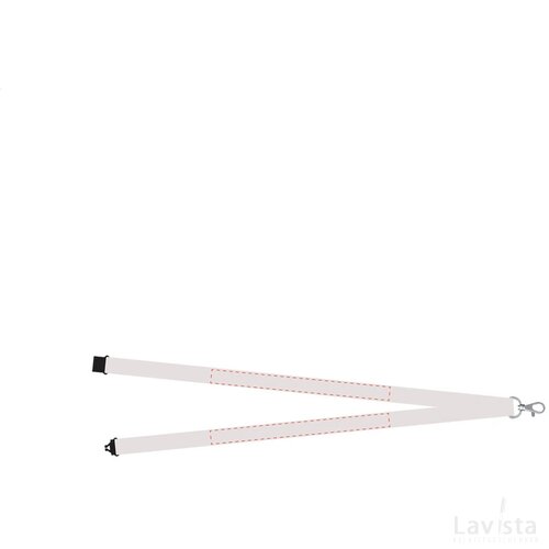 Keycord Budget Safety 2 Cm Lanyard Zwart