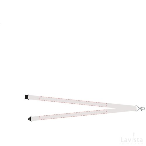 Keycord Budget Safety 2 Cm Lanyard Zwart