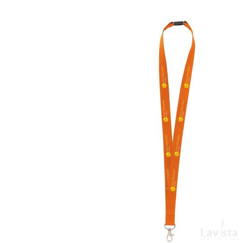 Keycord Budget Safety 2 Cm Lanyard Oranje