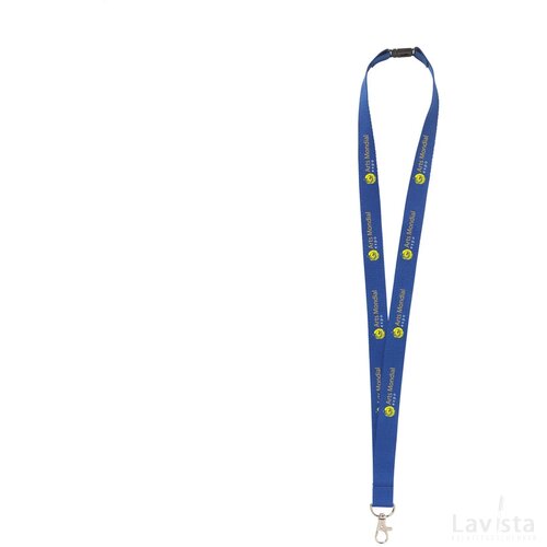 Keycord Budget Safety 2 Cm Lanyard Blauw