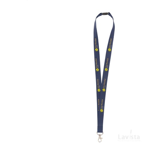 Keycord Budget Safety 2 Cm Lanyard Donkerblauw