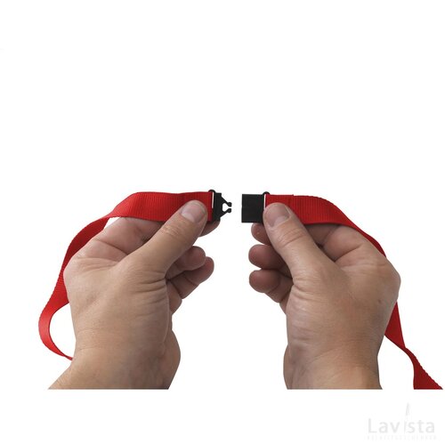 Keycord Budget Safety 2 Cm Lanyard Rood
