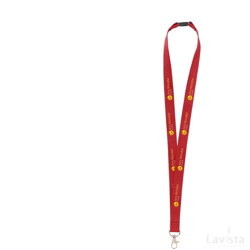 Keycord Budget Safety 2 Cm Lanyard Rood