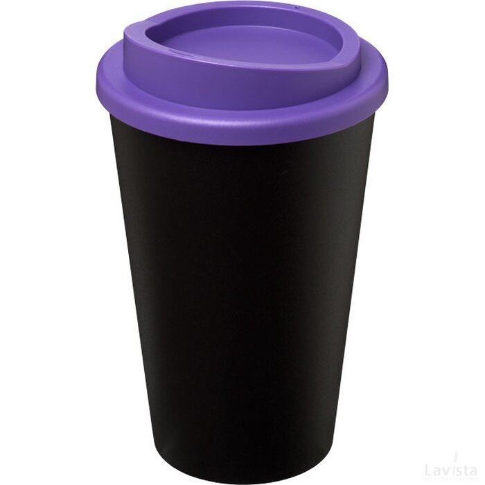 Americano® 350 ml geïsoleerde beker Zwart,Paars Zwart, Paars