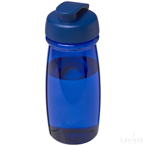 H2O Pulse® 600 ml sportfles met flipcapdeksel blauw Blauw