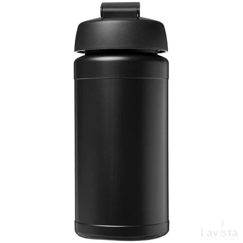Baseline® Plus 500 ml sportfles met flipcapdeksel Zwart