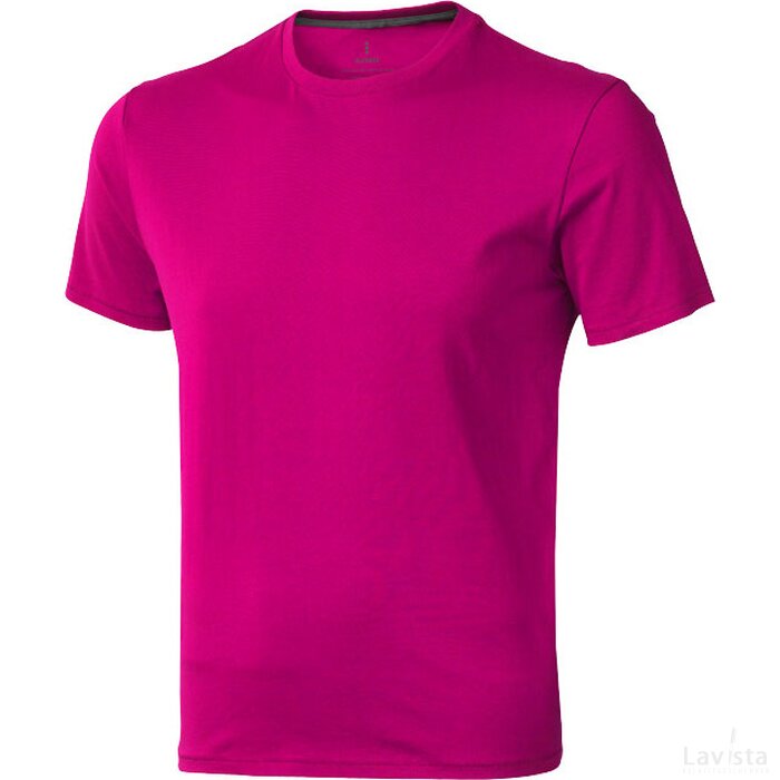 Nanaimo heren t-shirt korte mouwen Roze Magenta
