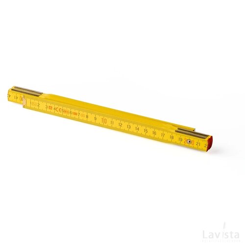 Duimstok 1 meter Perfekt 5 geel