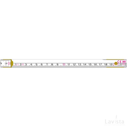 Duimstok 1 meter Perfekt 5 geel