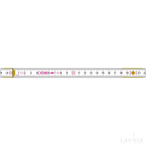 Duimstok 1 meter Perfekt 5 geel
