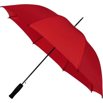 compacte golfparaplu, automaat rood