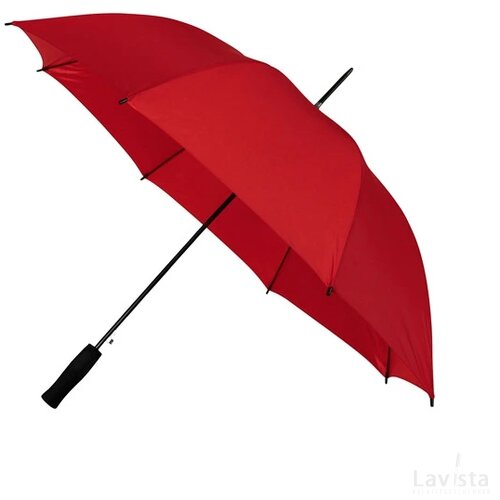 compacte golfparaplu, automaat rood