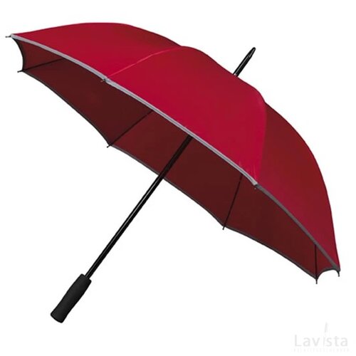 golfparaplu, windproof rood