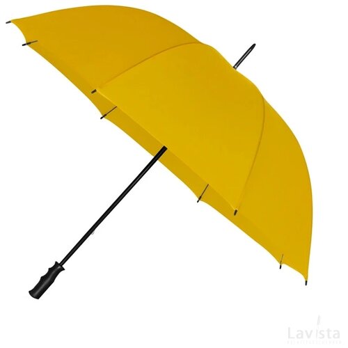 golfparaplu, windproof geel