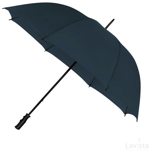 golfparaplu, windproof blauw