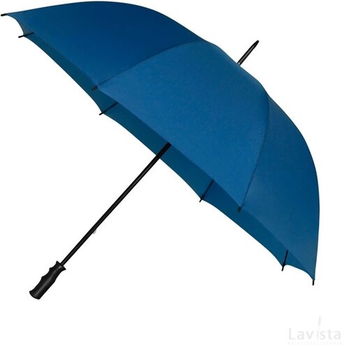 golfparaplu, windproof blauw
