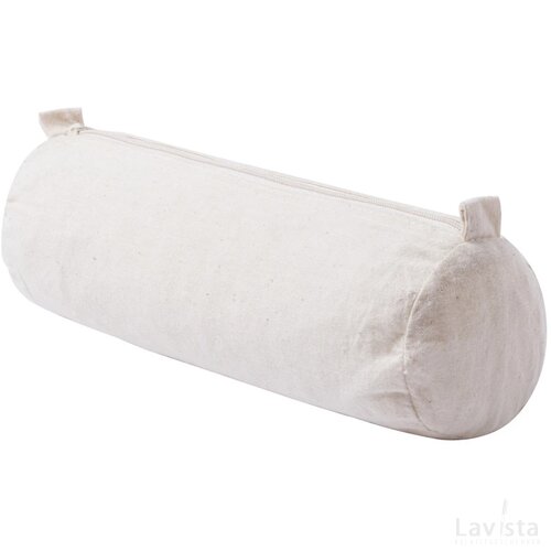 Katoenen etui met rits Beige