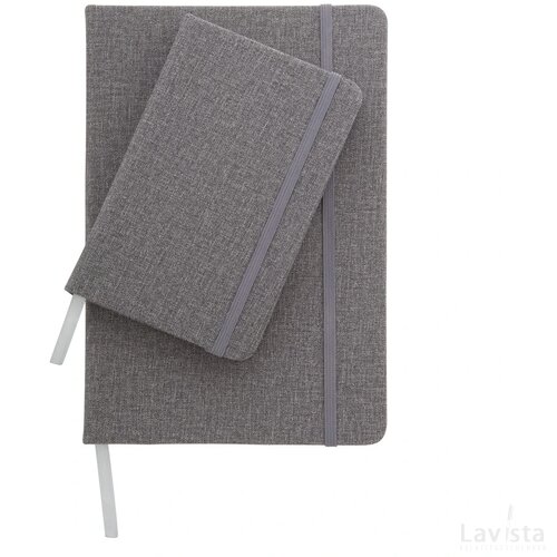 Gabbro A6 Notitieboek (Licht) Grijs