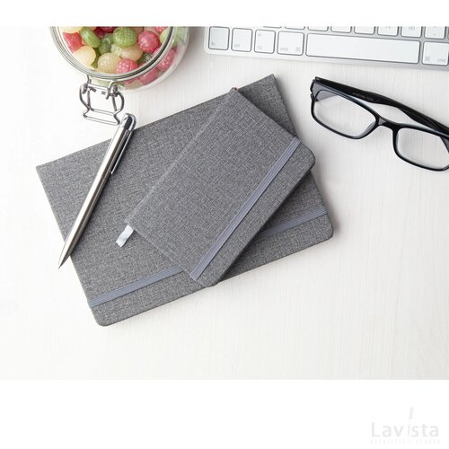 Gabbro A6 Notitieboek (Licht) Grijs