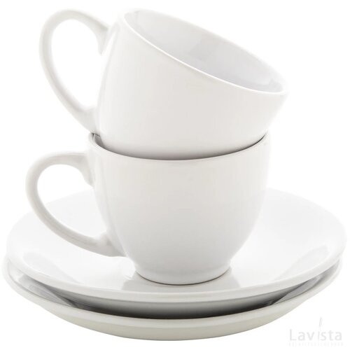 Mocca Espresso Set Wit