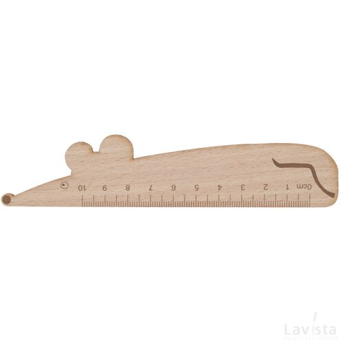 Looney Houten Liniaal Naturel