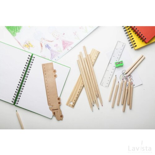 Looney Houten Liniaal Naturel