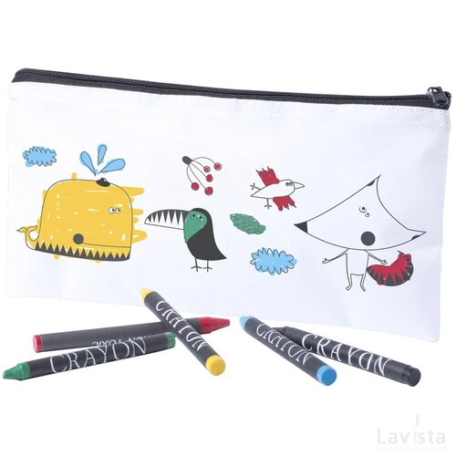 Skinga Inkleurbare Etui Wit