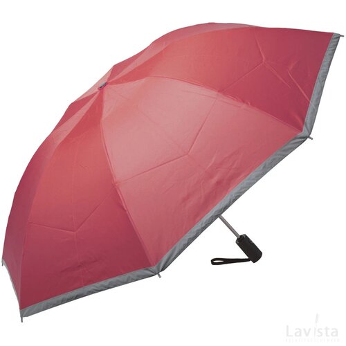 Thunder Reflecterende Paraplu Rood