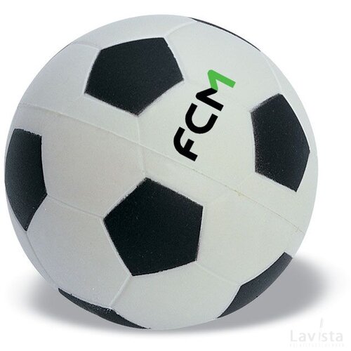 Stressbal voetbal Wit