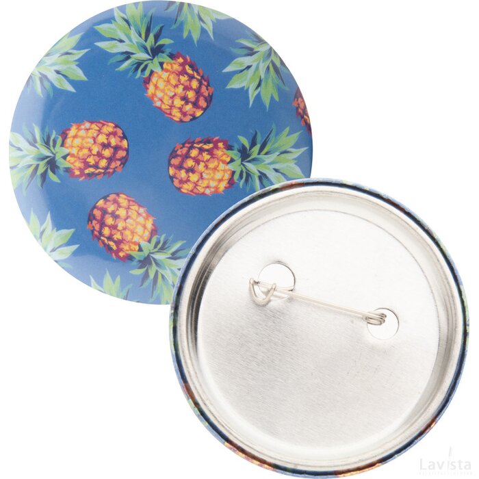 Pinbadge Maxi Button Met Pin Zilver