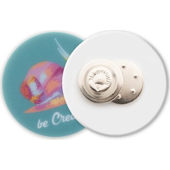 Colobadge Custom Made Magnetische Badge Wit