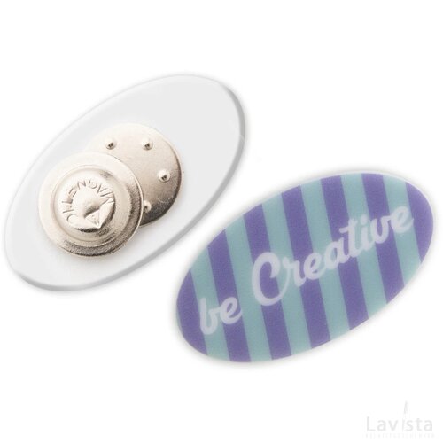 Colobadge Custom Made Magnetische Badge Wit