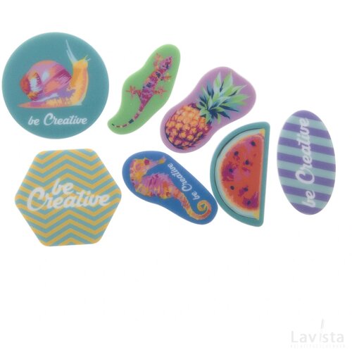Colobadge Custom Made Magnetische Badge Wit