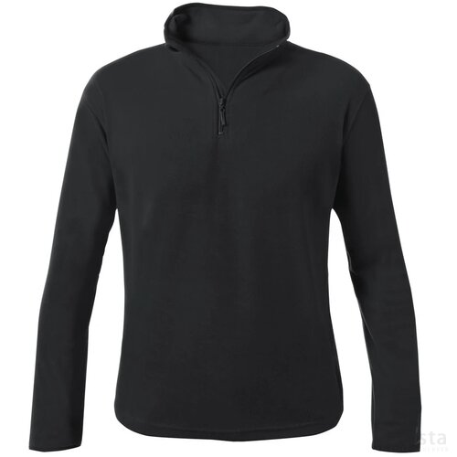 Peyten Fleece Jas Zwart