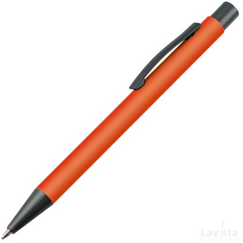 Balpen van kunststof oranje